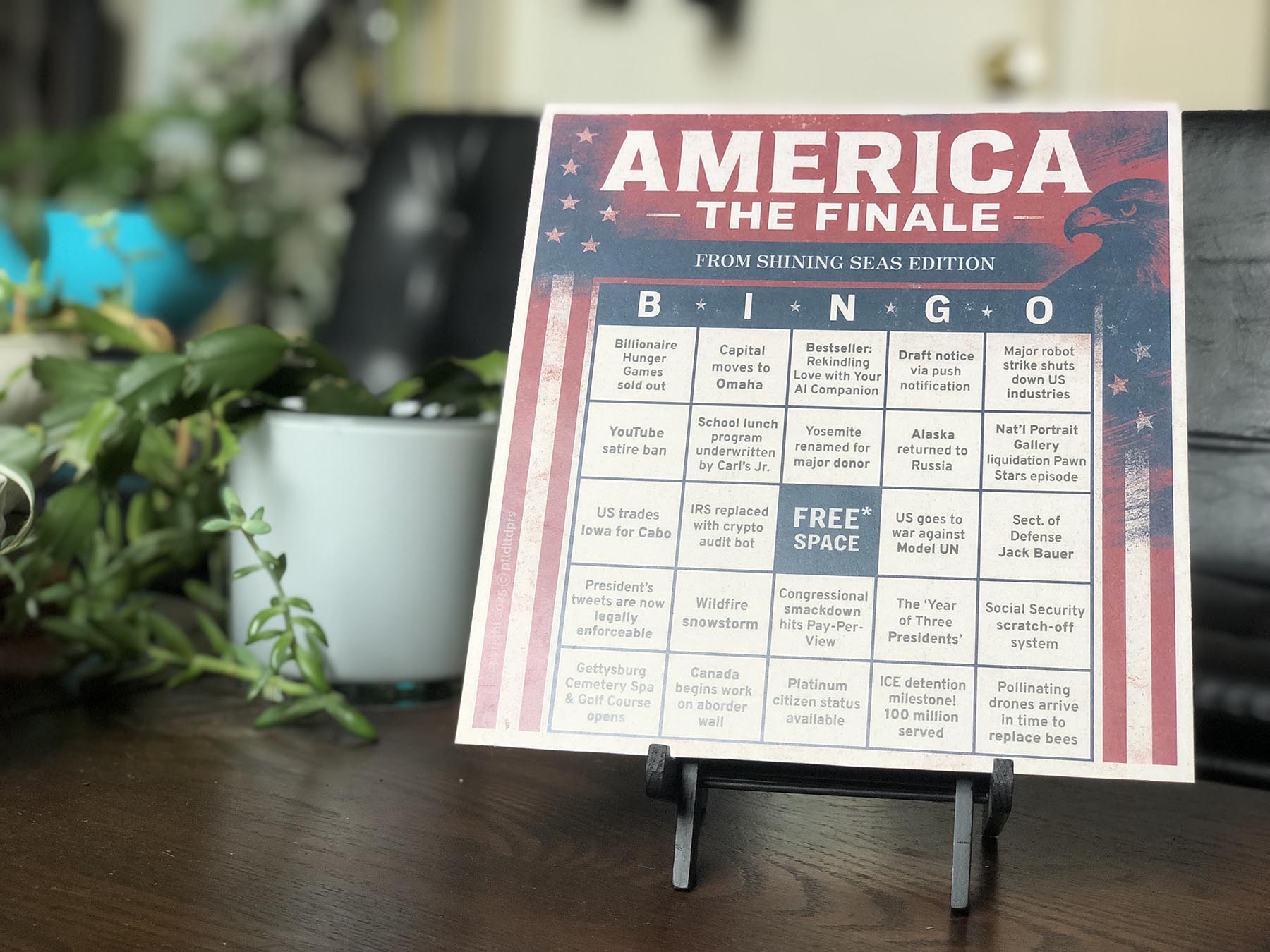 America: The Finale - Bingo
