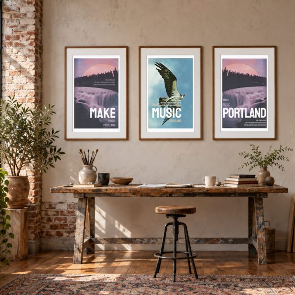 Make Music Portland poster collection